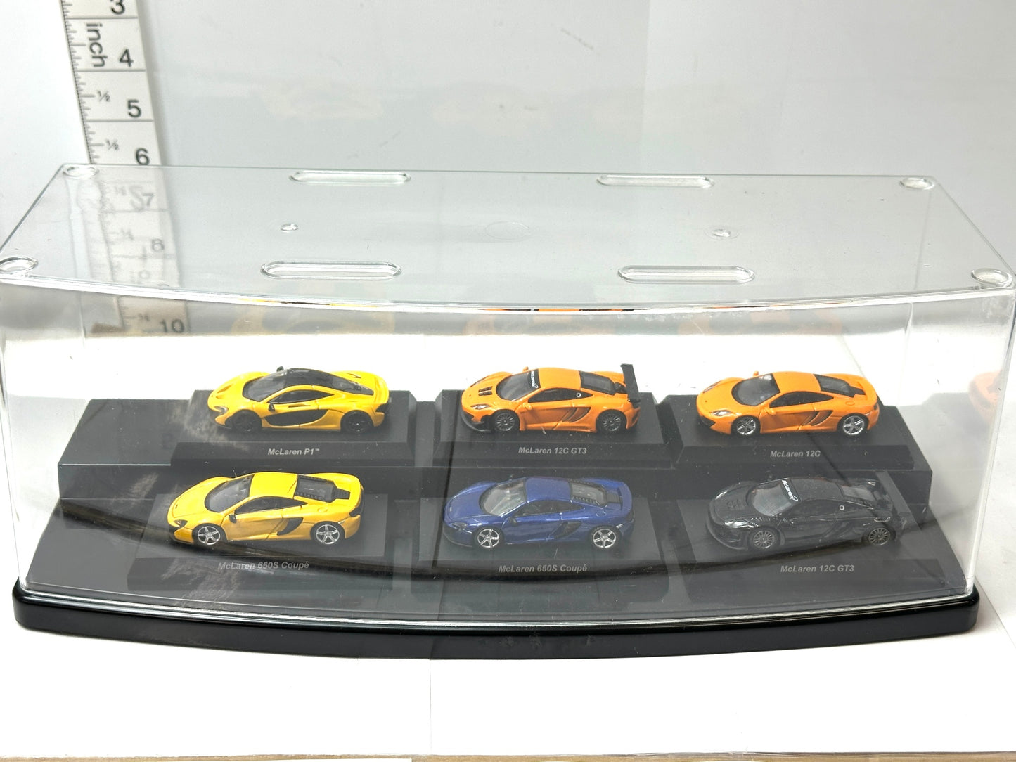 京商 1/64 McLaren マクラーレン ミニカー 6台セット 650Sクーペ 12C/12C GTS P1 コレクションケース付き 12/8