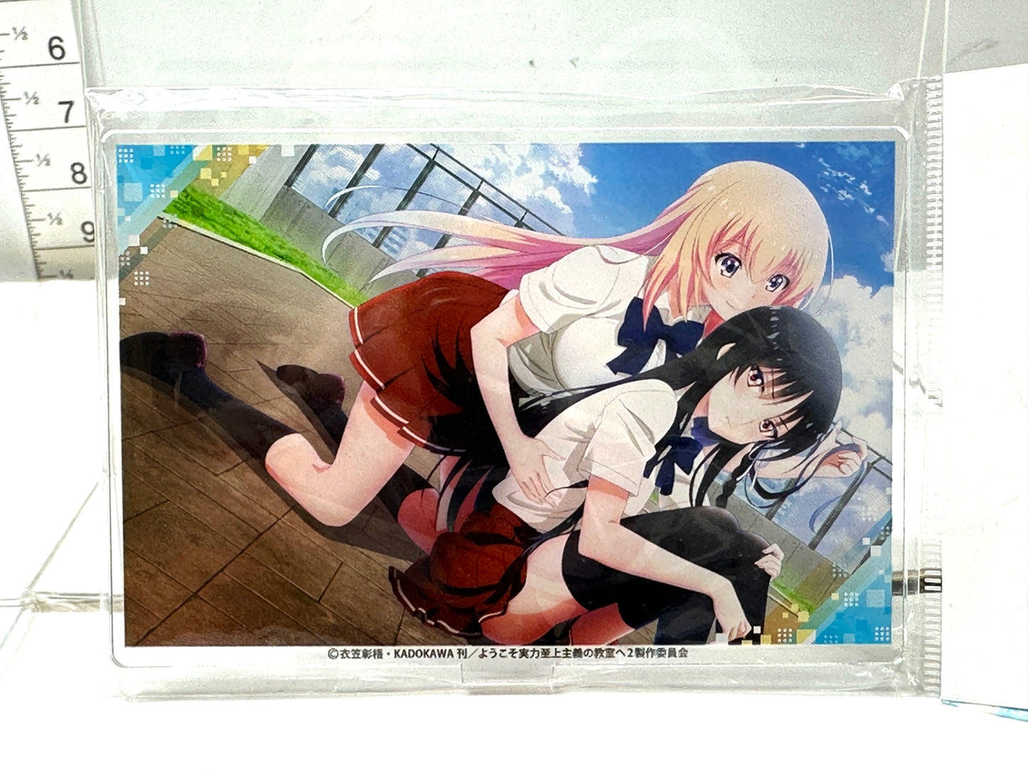 ようこそ実力至上主義の教室へ2 堀北鈴音 之瀬帆波 制服 アクリルスタンド アクスタ 1/6