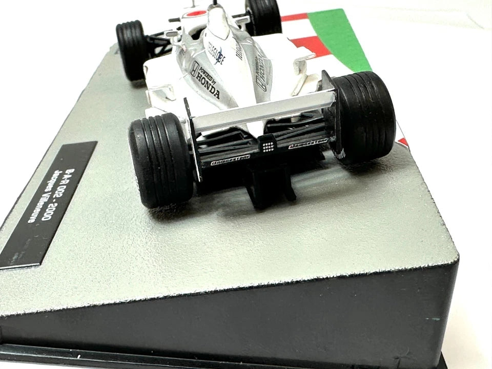現状品 デアゴスティーニ F1マシンコレクション BAR002 2000 ジャック・ヴィルヌーヴ 1/43 ダイキャスト ミニカー 4/3