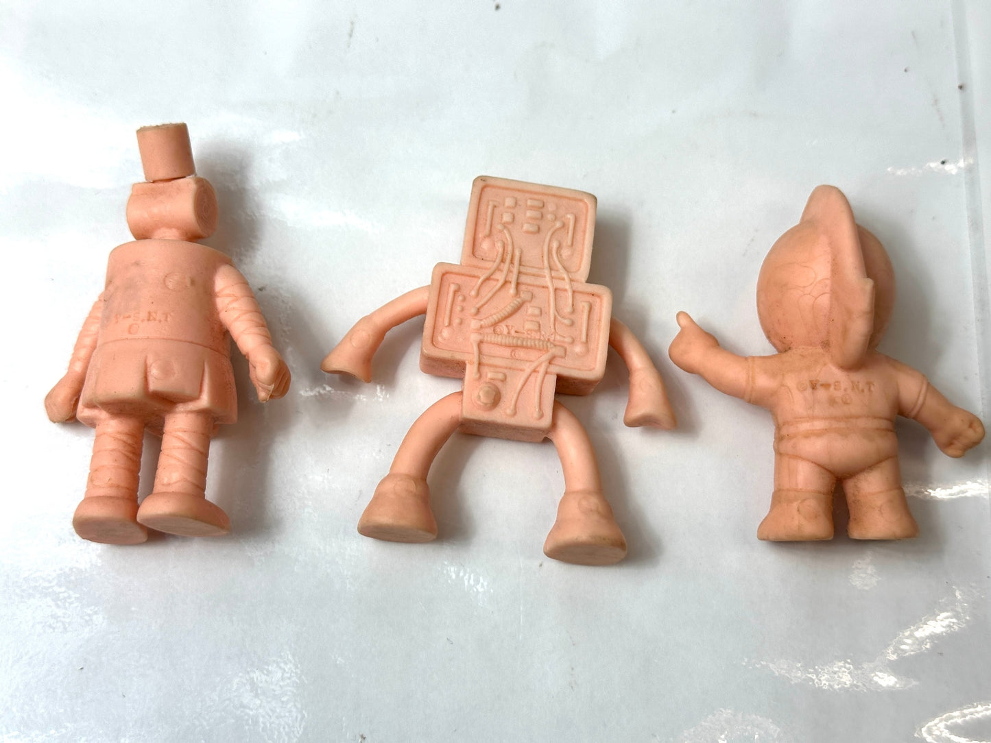 現状品 丸越 キン肉マン デカ消し キン消し 25個セット ミートくん ウルフマン ザ・ニンジャ スプレー魔人 銅ベルマン 他 10/24