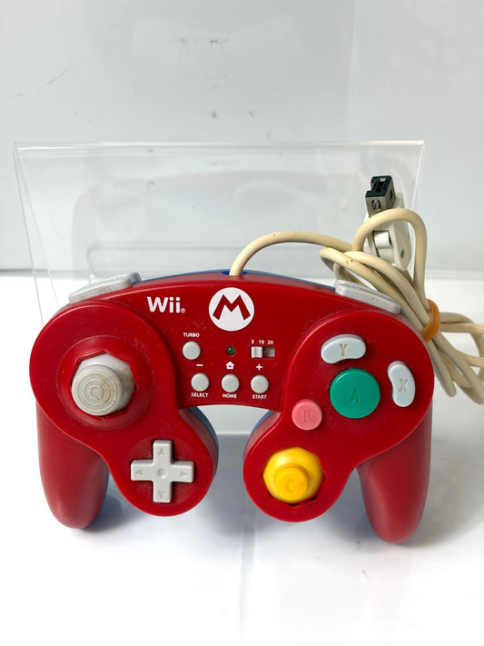 HORI Wii U / Wii用 クラシックコントローラー (バトルパッド) マリオ デザイン ターボ機能付き