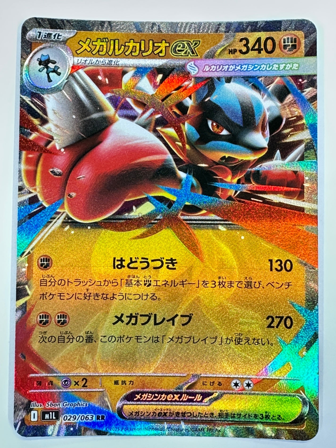029/063 メガルカリオex RR