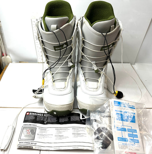現状品 Burton バートン RULER ルーラー mprint 2メンズ スノーボード ブーツ 26cm ホワイト 12/23