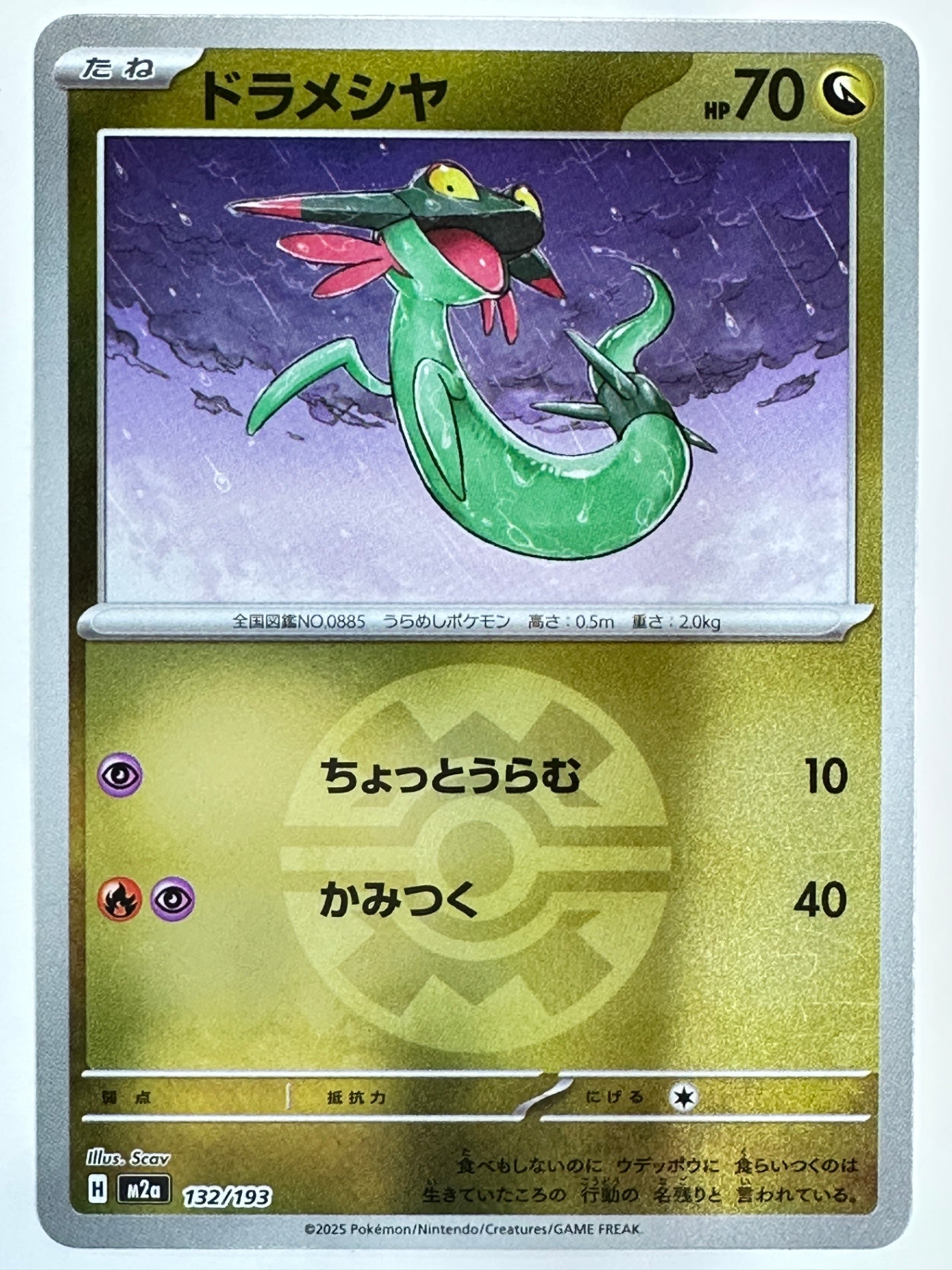 132/193 ミラー)ドラメシヤ(ボール柄)