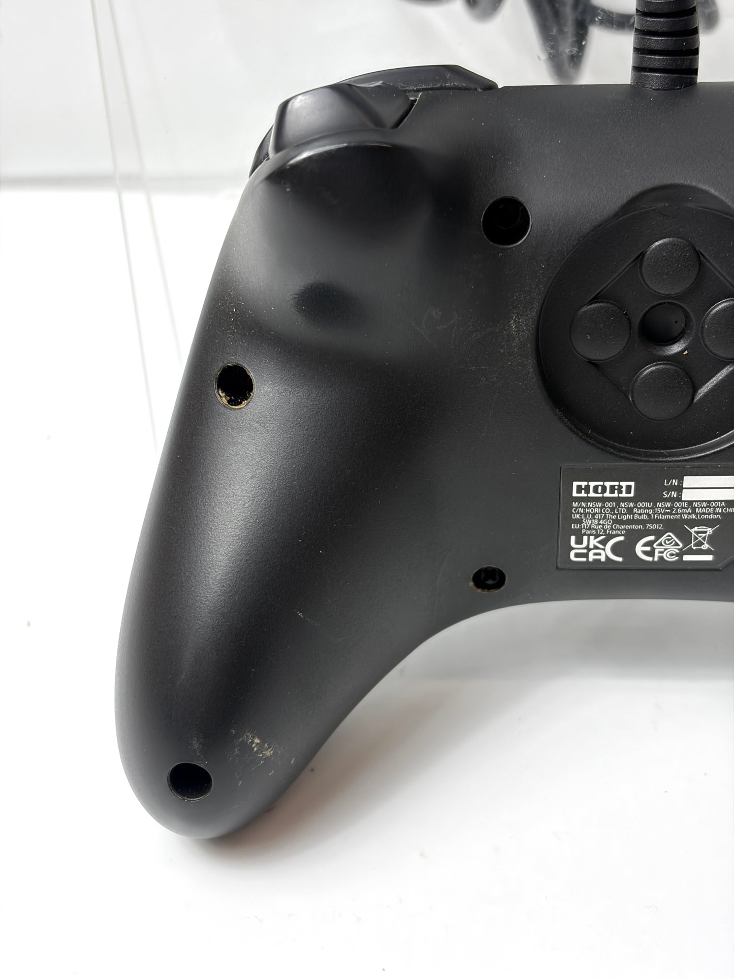 HORI ホリパッド for Nintendo Switch ブラック NSW-001 コントローラー 有線 ライセンス商品