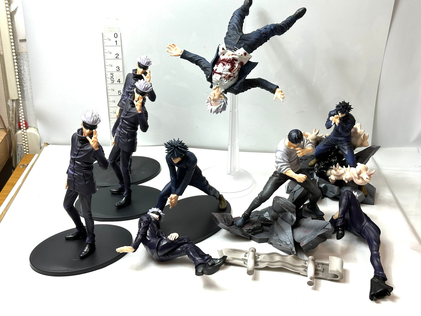 ジャンク 呪術廻戦 フィギュア まとめセット 五条悟 覚醒 呪祓ノ術 FIGURIZMα 伏黒恵 邂逅 伏黒甚爾 他 1/16