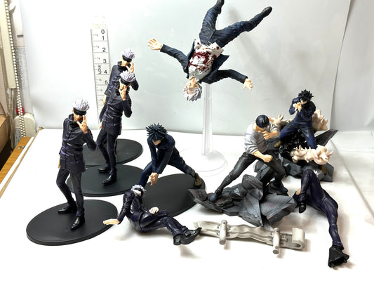 ジャンク 呪術廻戦 フィギュア まとめセット 五条悟 覚醒 呪祓ノ術 FIGURIZMα 伏黒恵 邂逅 伏黒甚爾 他 1/16