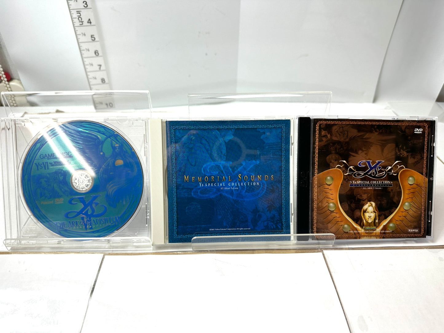 現状品 PCゲームソフト イース1・2完全版 イース6 ナピシュテムの匣 日本ファルコム アクションRPG Windows DVD-ROM 12/4