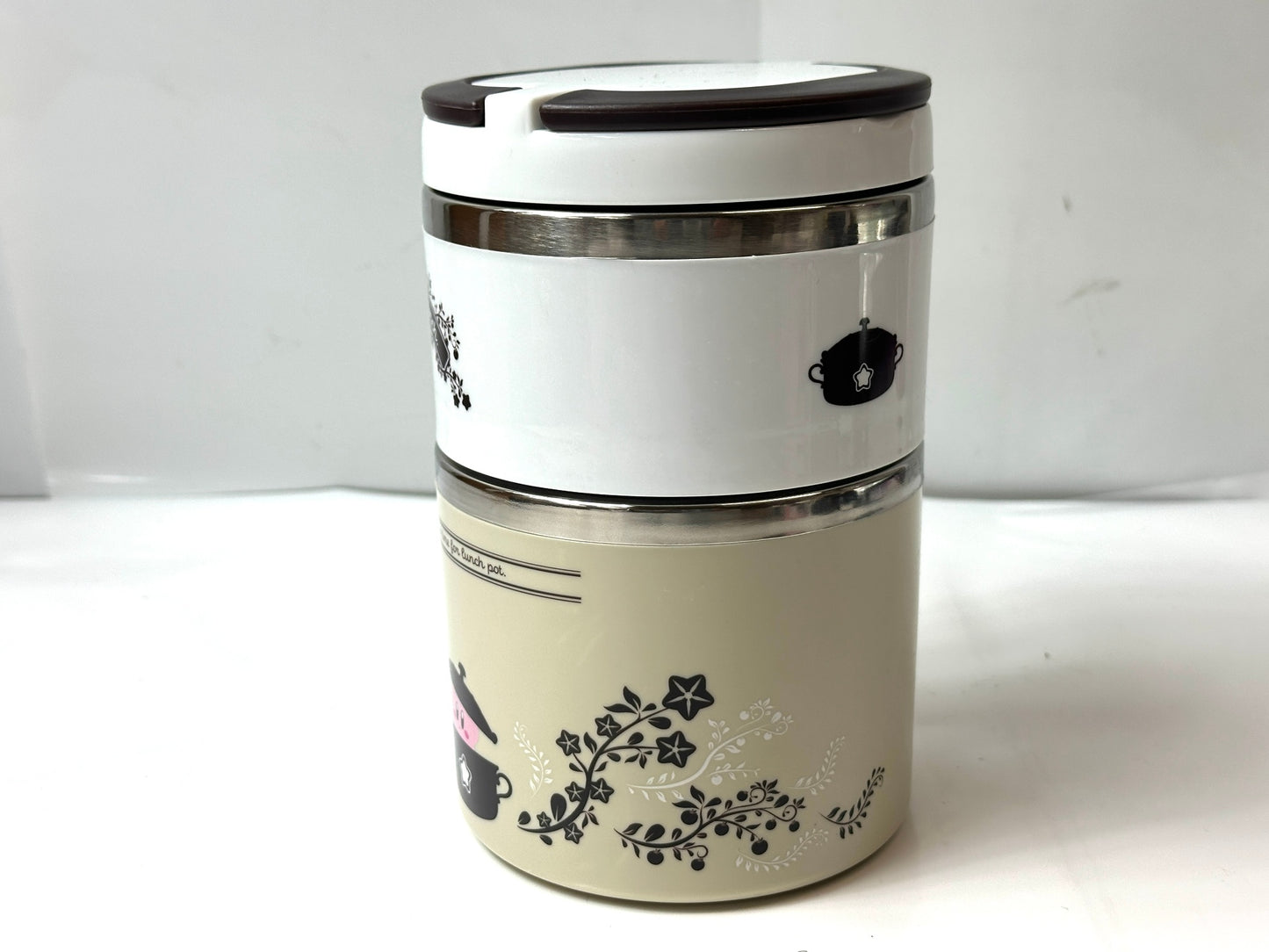 未使用品 星のカービィ 2段ステンレスランチポット ランチタイムデザイン﻿ ステンレス製の2段式弁当箱﻿ 4/22