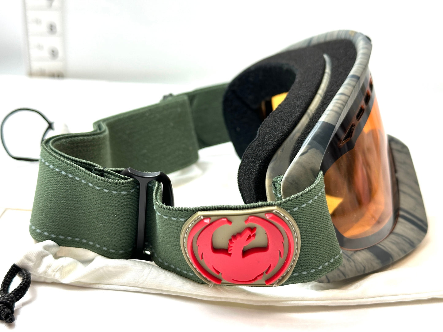 現状品 DRAGON DXシリーズ スノーゴーグル 収納袋付き 12/23