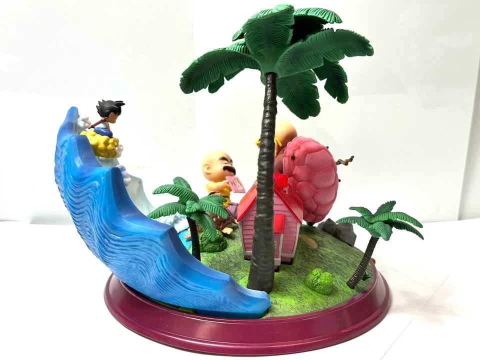 希少 レア 現状品 ドラゴンボール ジオラマフィギュア 海外限定 KAME HOUSE カメハウス 亀仙人 クリリン 悟空 Dragon ball 3/4