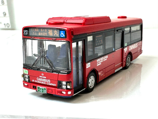 ジャンク ミラー欠損 TOMYTEC トミーテック ジオコレ 全国バスコレクション80 JH011 JR九州バス いすゞエルガミオ ノンステップバス 8/13