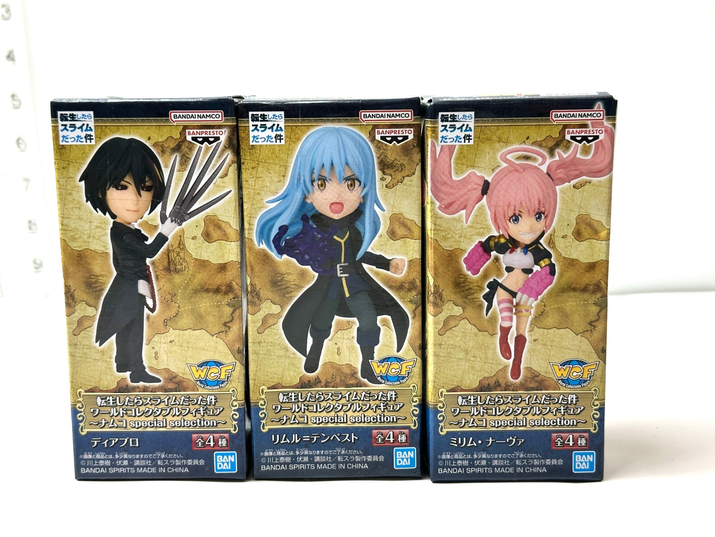 現状品 転生したらスライムだった件 WCF ディアブロ リムル=テンペスト ミリム・ナーヴァ フィギュア 3個セット 2/16