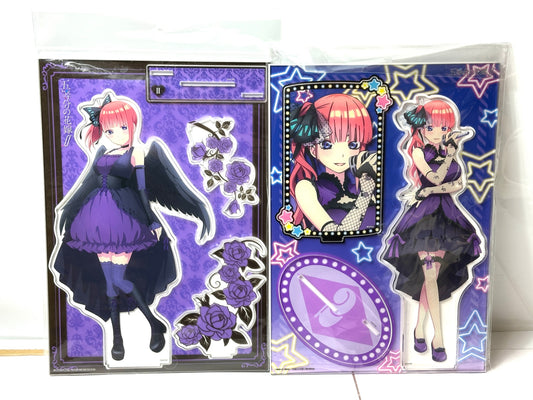 五等分の花嫁 中野二乃 アイドル/堕天使 メガアクリルフィギュア アクリルスタンド アクスタ 2個セット ドンキホーテ 1/6