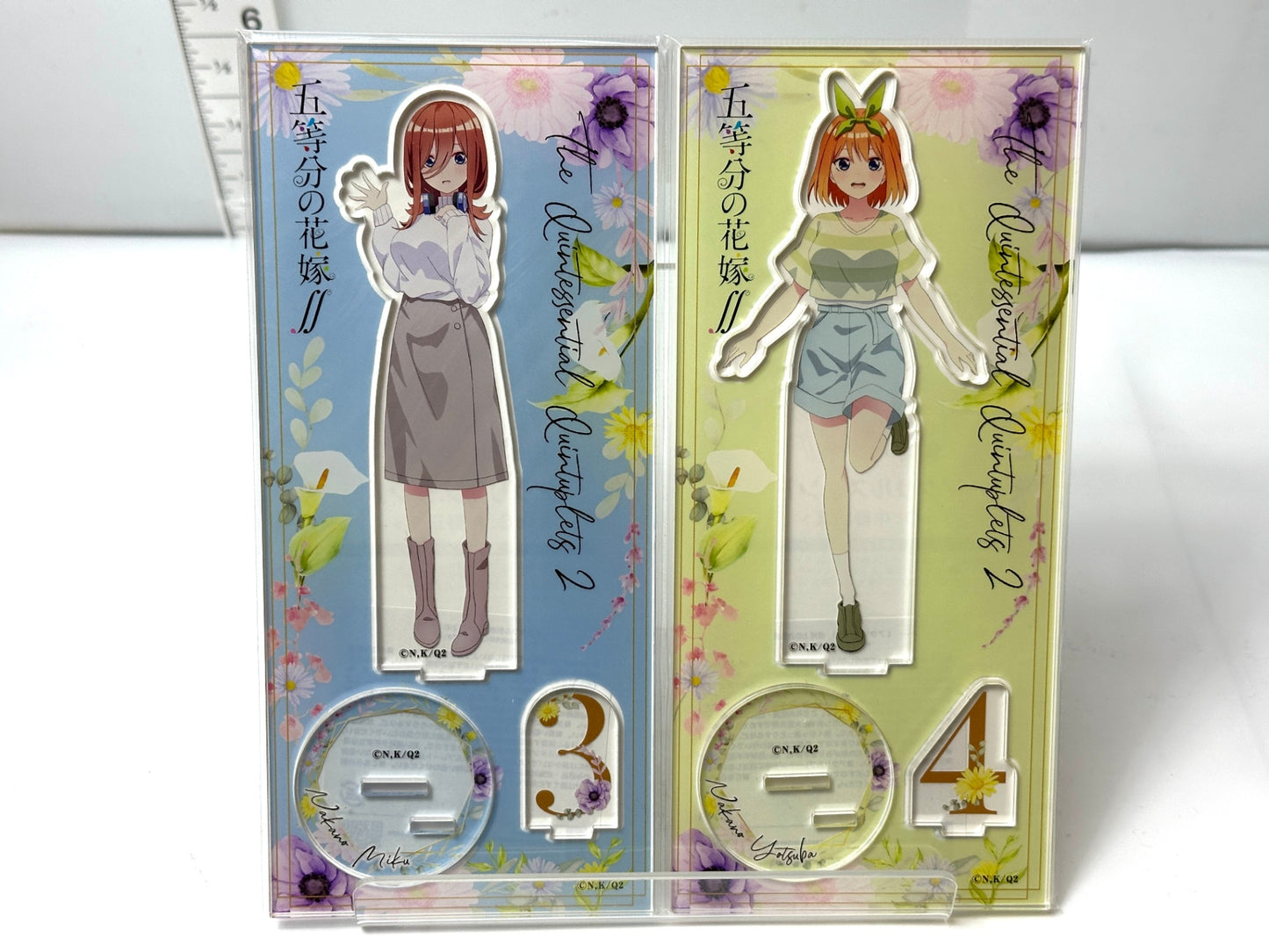 五等分の花嫁 アクリルスタンド アクスタ ムービックmovic 全5種コンプリートセット 中野一花 二乃 三玖 四葉 五月 3/3