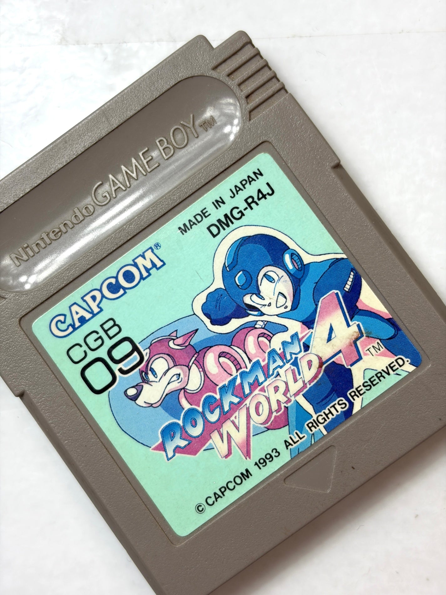 GB ロックマンワールド4 ROCKMAN WORLD 4 CAPCOM アクション カセット