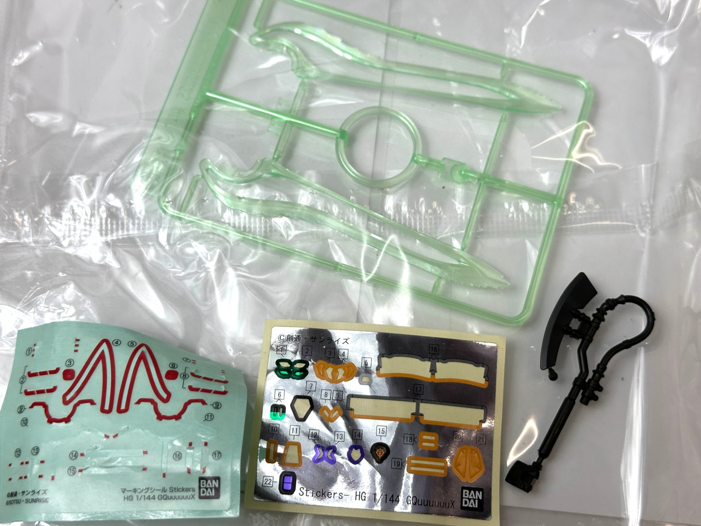 現状品 HG 1/144 GQuuuuuuX ジークアクス ガンプラ 機動戦士ガンダム プラモデル バンダイ 11/12