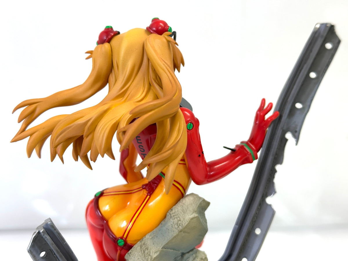現状品 ALTER アルター PVC製塗装済み完成品 ヱヴァンゲリヲン新劇場版：破 式波・アスカ・ラングレー テスト用プラグスーツVer. 1/8スケールフィギュア 9/14