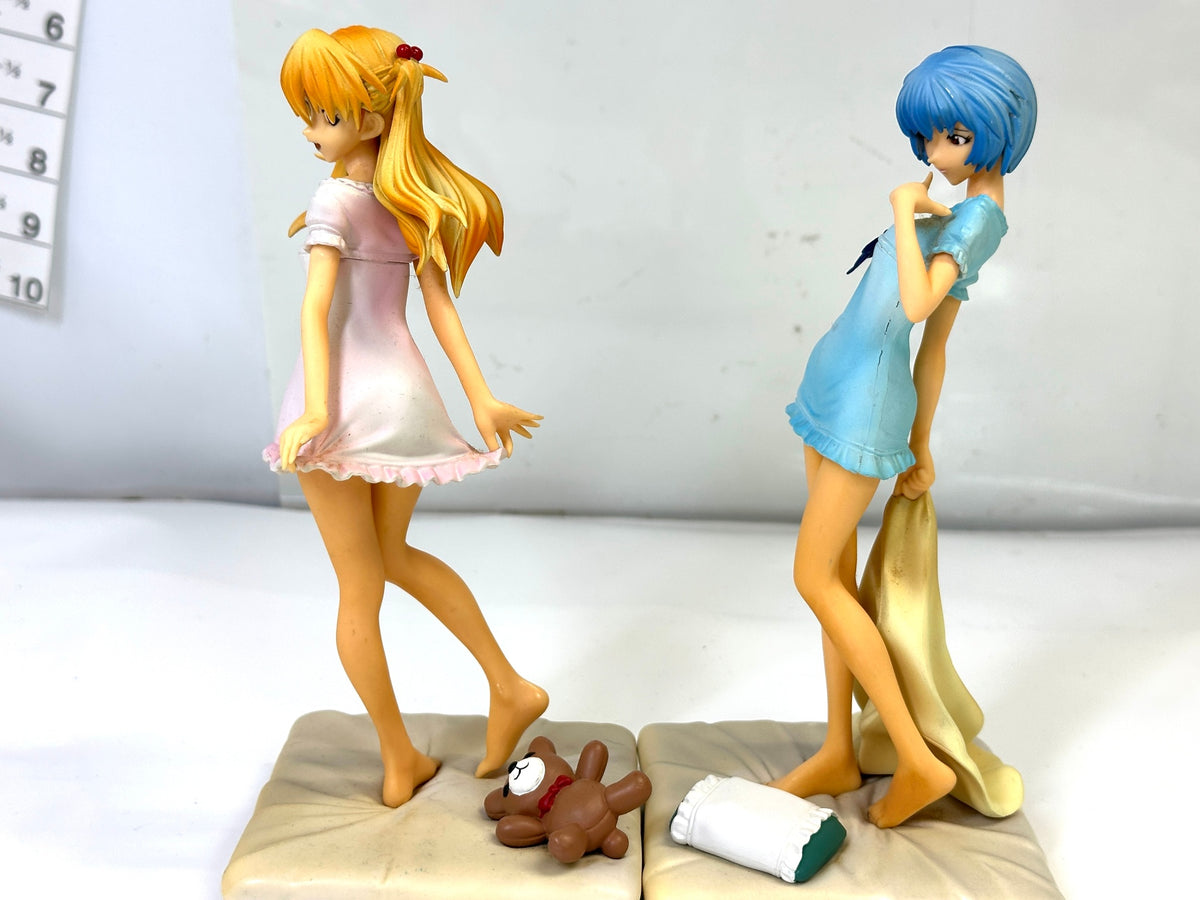 現状品 SEGA 新世紀エヴァンゲリオン エクストラフィギュア パジャマベイビー アスカ・ラングレー 綾波レイ 2体セット 9/3