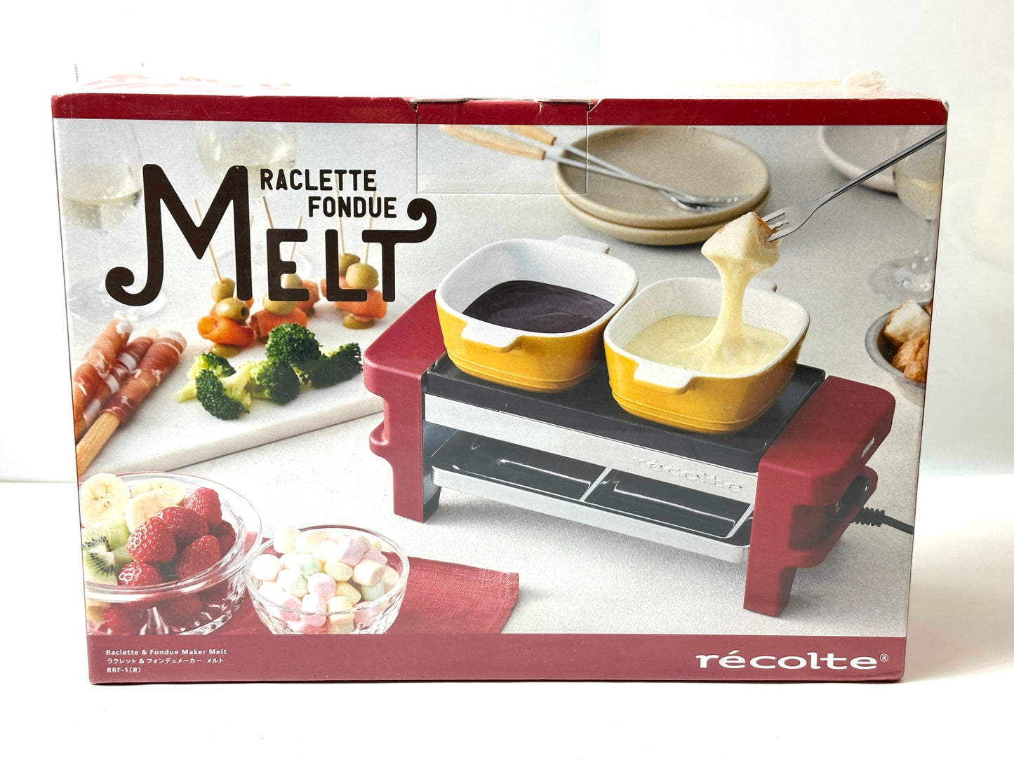 RECOLTE レコルト ラクレット＆フォンデュメーカー メルト チーズフォンデュ チョコレートフォンデュ 4/9