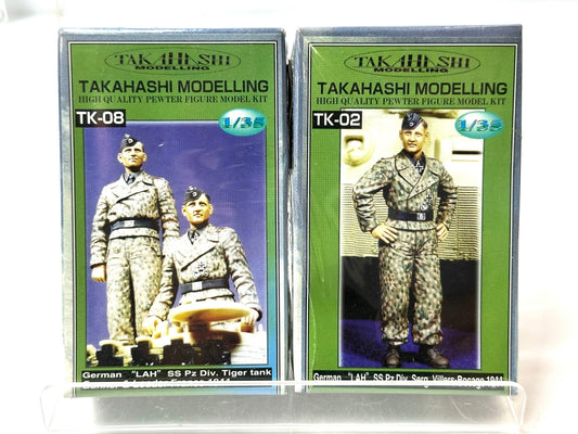 タカハシモデリング ピューターモデリングキット 1/35 TK-02 ドイツSS軍曹ティガー砲手 1944ノルマンディー TK-08 ドイツSSティガー戦車砲手＆装填手  1944ノルマンディー10/3