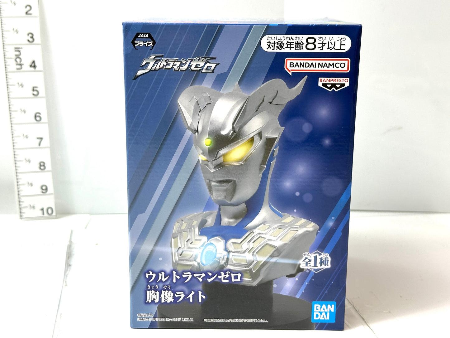 バンプレスト プライズ ウルトラマンゼロ 胸像ライト 目/ビームランプ/カラータイマーが光る フィギュア 10/31