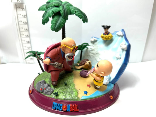 希少 レア 現状品 ドラゴンボール ジオラマフィギュア 海外限定 KAME HOUSE カメハウス 亀仙人 クリリン 悟空 Dragon ball 3/4