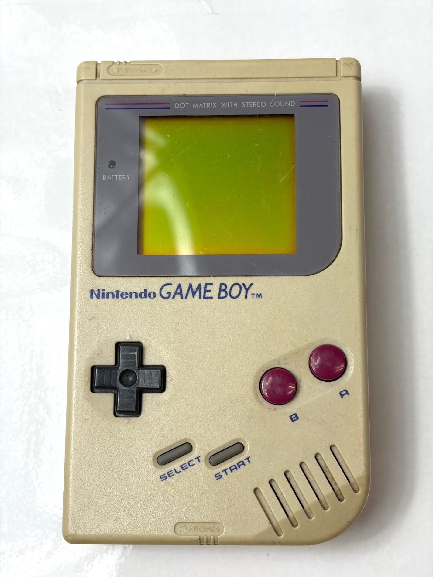 任天堂 初代 ゲームボーイ 本体 DMG-01 グレー Nintendo Game Boy Original