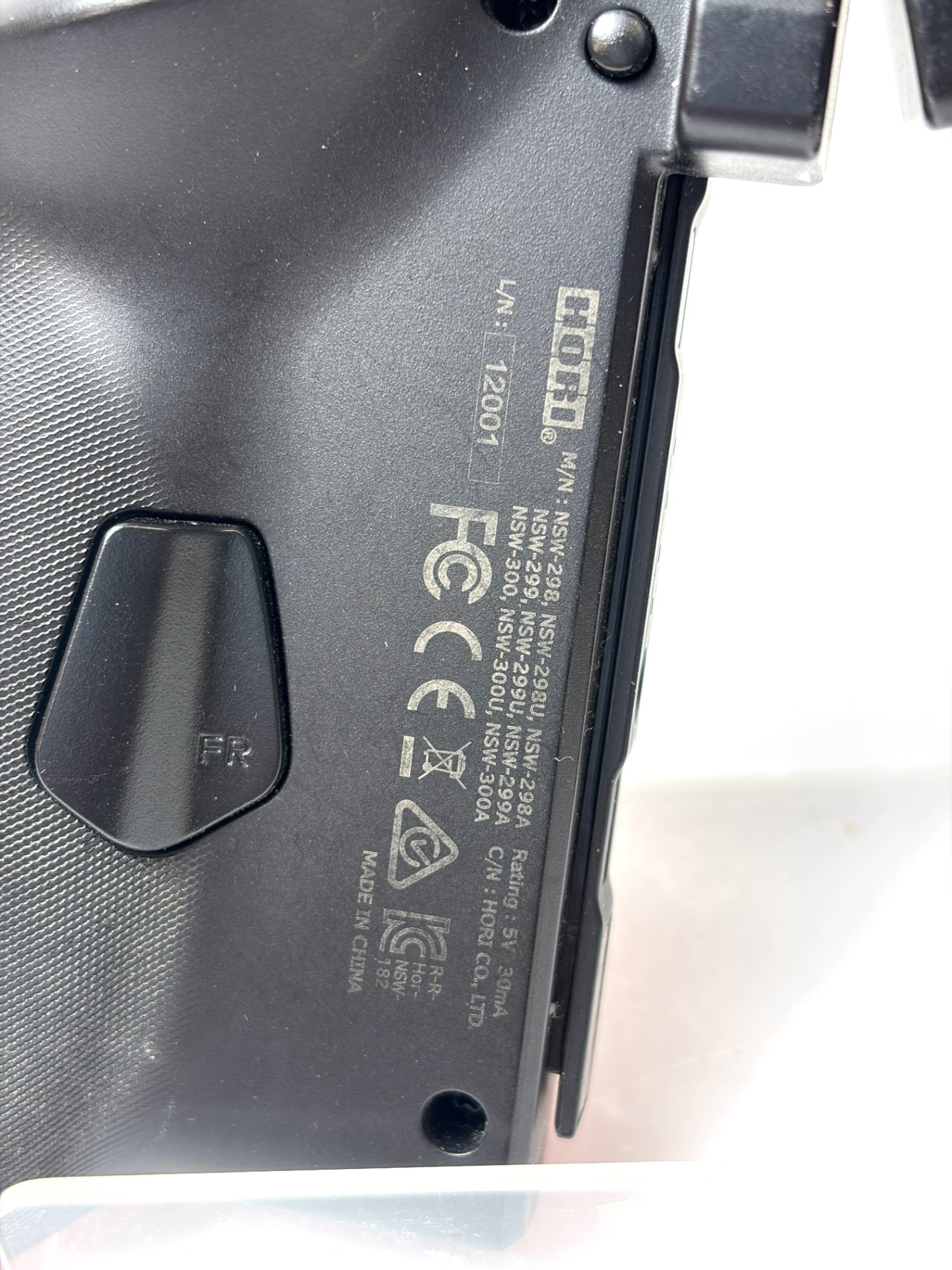 HORI 任天堂 Switch用 グリップコントローラー (L/R) レッド ターボ機能付き　NSW-298