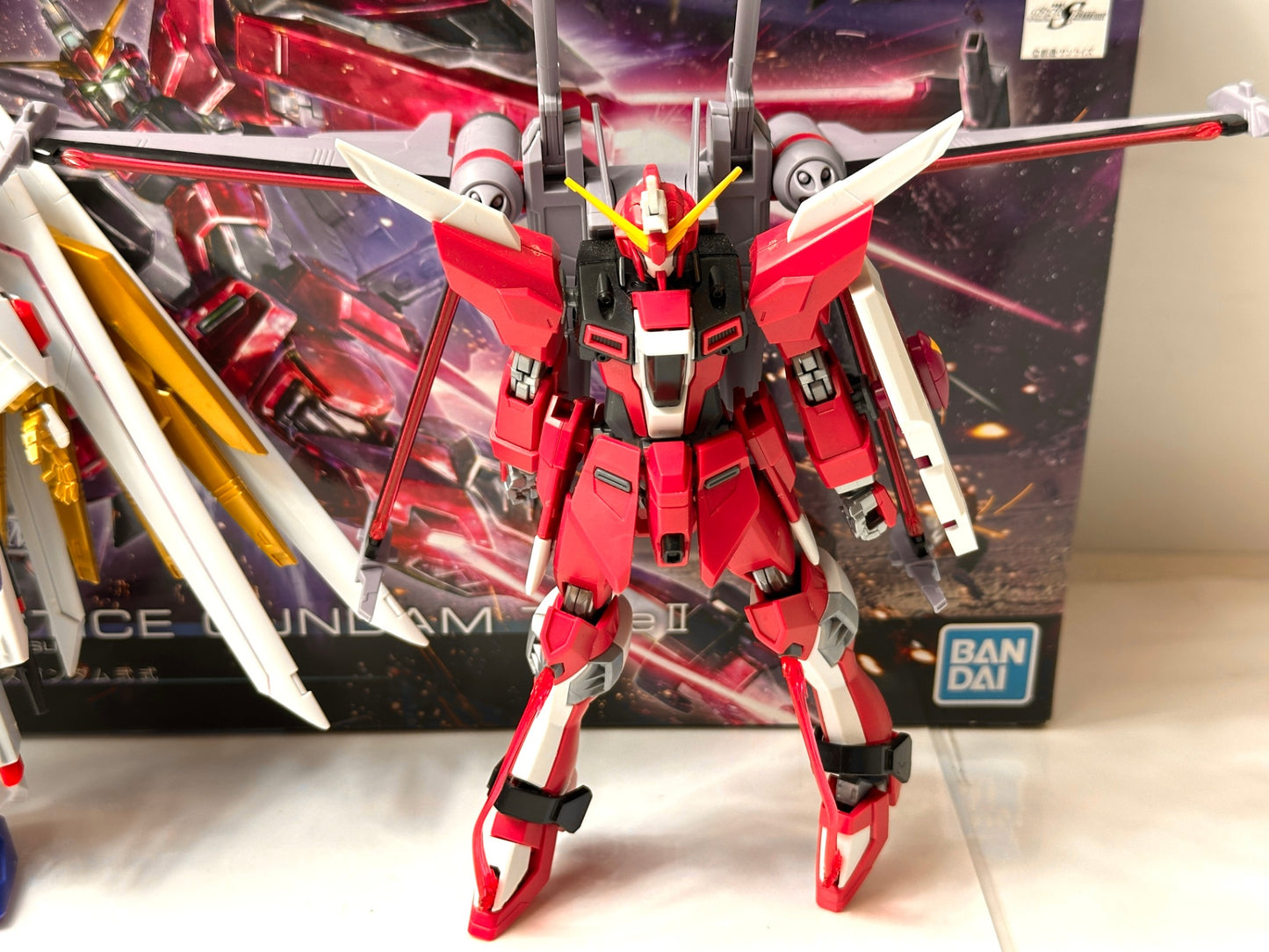 現状品 HG 1/144インフィニットジャスティスガンダム弍式 マイティーストライクフリーダムガンダム ガンプラ 機動戦士ガンダム プラモデル バンダイ 11/12