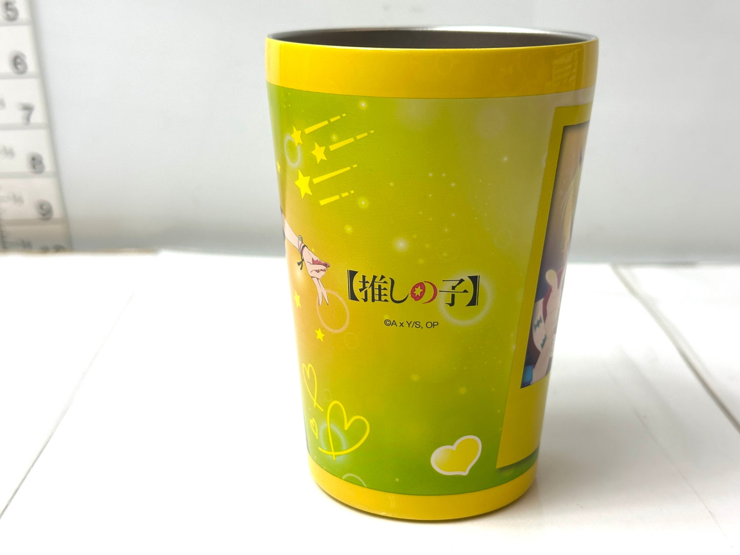 未使用品 推しの子 真空断熱 推し色タンブラー MEMちょver. 容量 450ml 適正容量 380ｍl 1/6