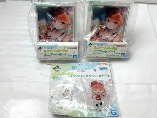 一番くじ hololive ホロライブ 小鳥遊キアラ ミニアートボード アクリルスタンド まとめセット 9/5