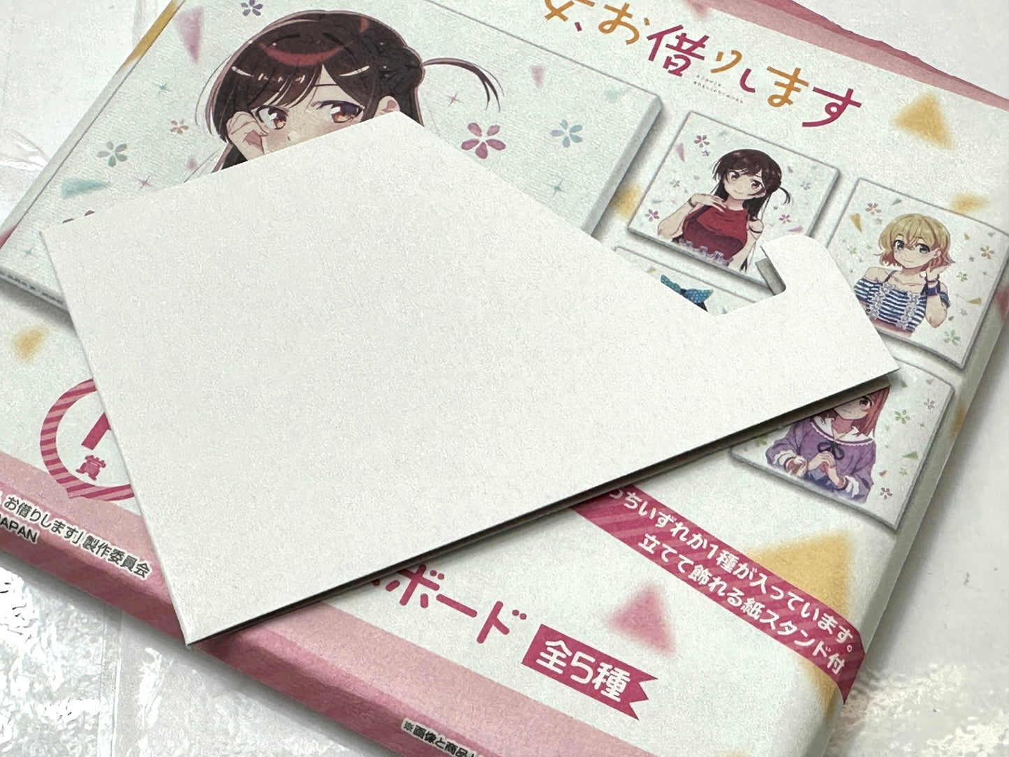 開封済み・未使用品 一番くじ 彼女、お借りします F賞 キャンバスボード 全5種 コンプリートセット 水原千鶴 七海麻美 桜沢墨 更科瑠夏 11/30