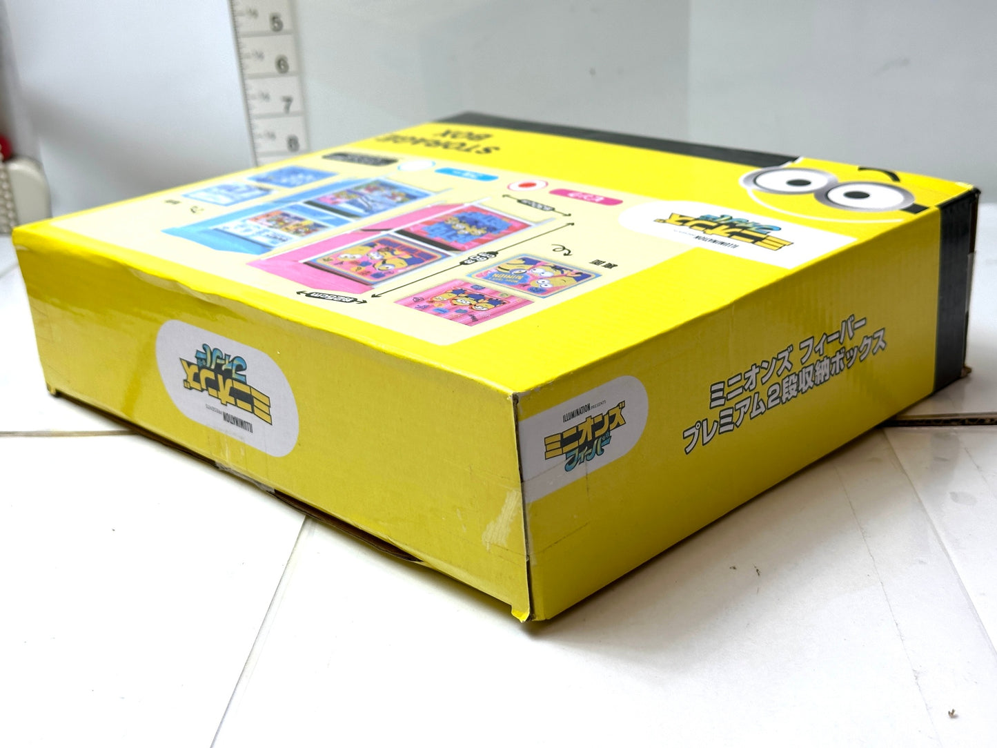 ミニオンズ フィーバー STORAGE BOX ２段収納ボックス ピンク 12/5