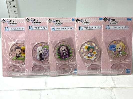 Re:ゼロから始める異世界生活 ～夢見し未来の物語～ F賞 アクリルスタンド C 5個セット アクスタ 11/13