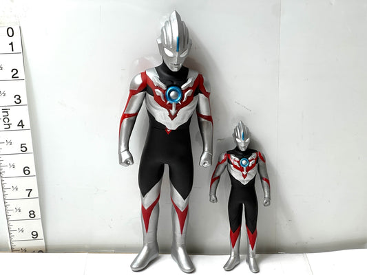 ウルトラマンオーブ ソフビ フィギュア 2個セット オーブオリジン 大 約 24cm 小 約 14cm 2/2