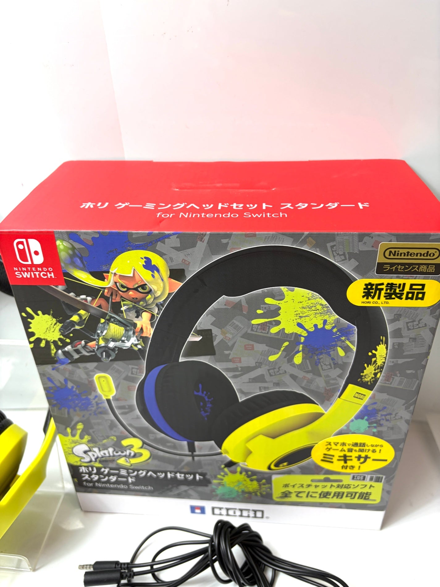 HORI ゲーミングヘッドセット スタンダード スプラトゥーン2 NSW-107 ミキサー付き