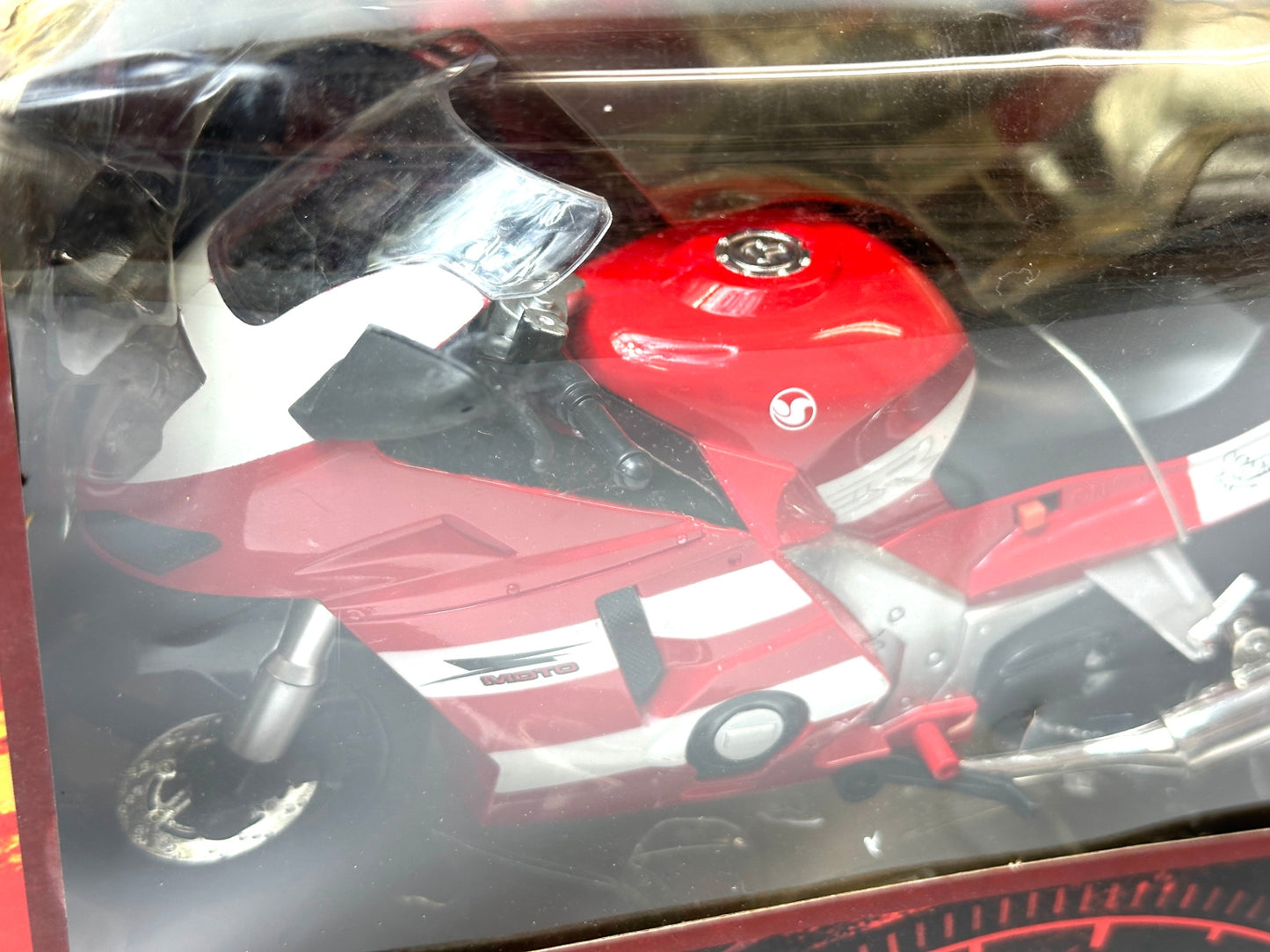 MOTO RACING Radio control バイク オートバイ ラジコン MOTORACING 1/10 赤 R/C 10/31
