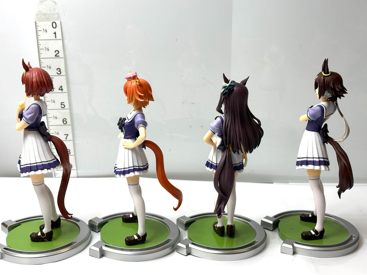 バンプレスト ウマ娘 プリティーダービー フィギュア 4体セット ウオッカ メジロドーベル  テイエムオペラオー サクラローレル 1/23