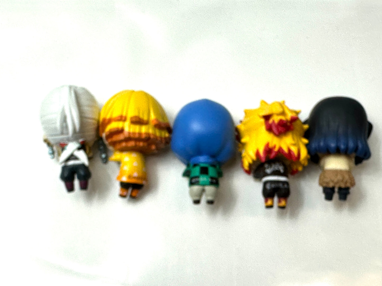 現状品 鬼滅の刃 ちょこっとひっかけフィギュアぷち 宇髄天元 我妻善逸 竈門炭治郎 煉󠄁獄杏寿郎 嘴平伊之助 5個セット 2/16