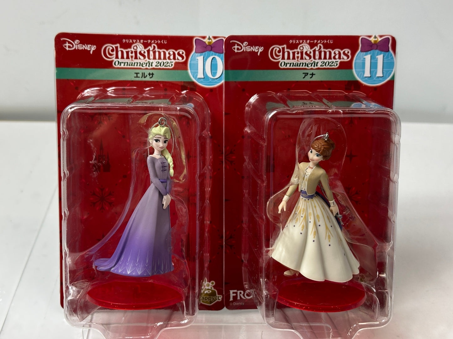ディズニー クリスマスオーナメント くじ エルサ＆アナ セット フィギュア 12/1