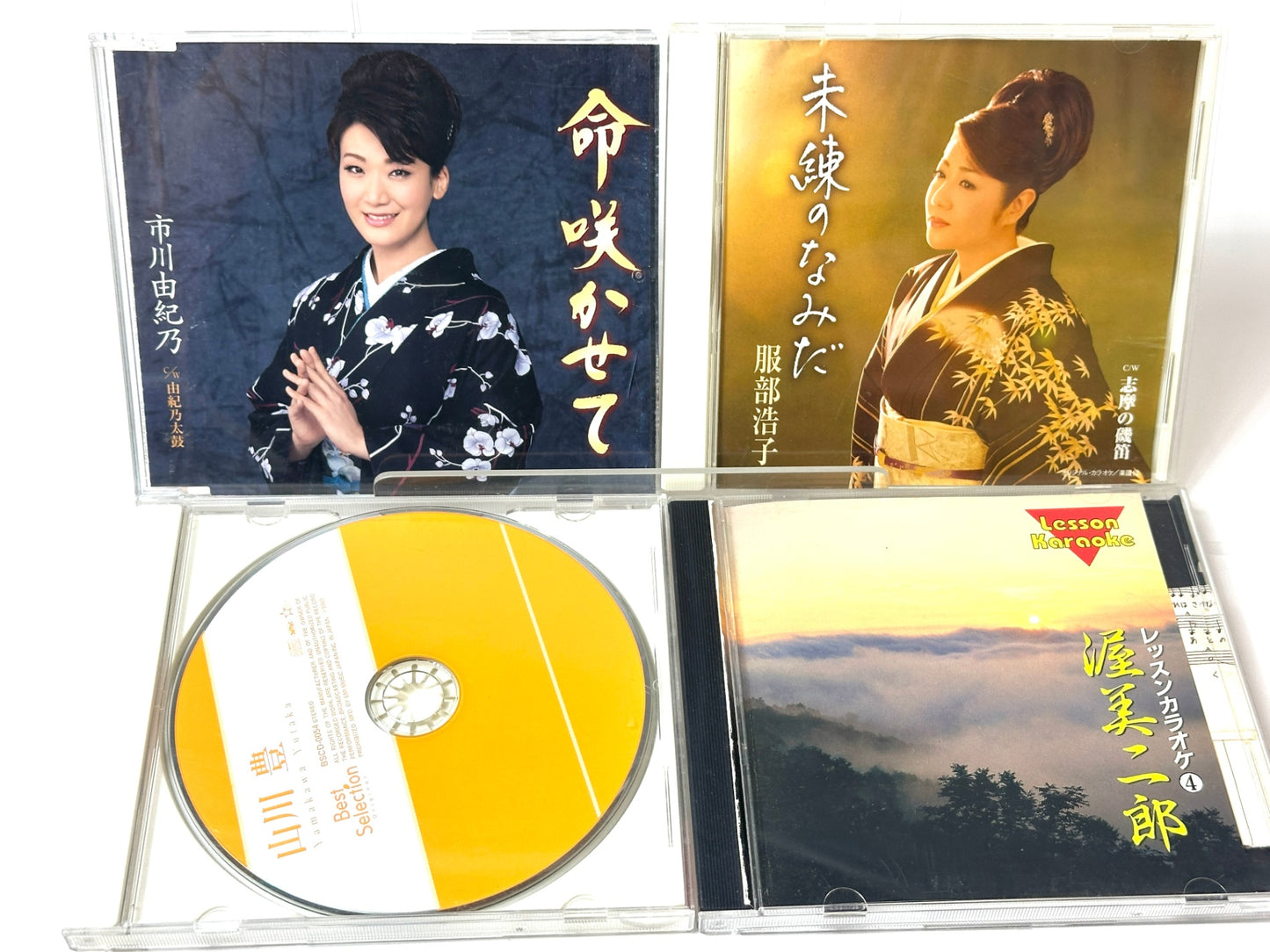 演歌 歌謡曲 カラオケCD まとめセット 山川豊 水森かおり 岸洋子 テレサ・テン キム・ヨンジャ 渥美二郎 他 10/6