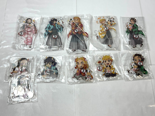 ufotable WEBSHOP 受注生産限定 鬼滅の刃 鬼滅祭 丑年 アクリルスタンド まとめセット 竈門炭治郎/竈門禰豆子/我妻善逸/嘴平伊之助/煉獄杏寿郎 9/10