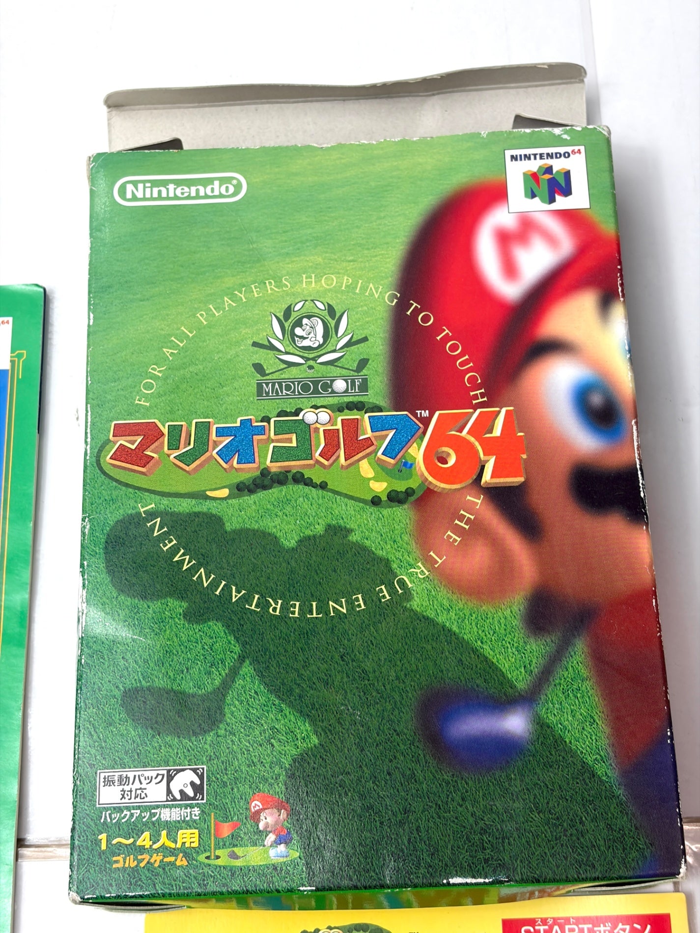 N64 マリオゴルフ64 【箱・説明書・操作一覧表付】 ニンテンドウ64 任天堂 Mario Golf 64
