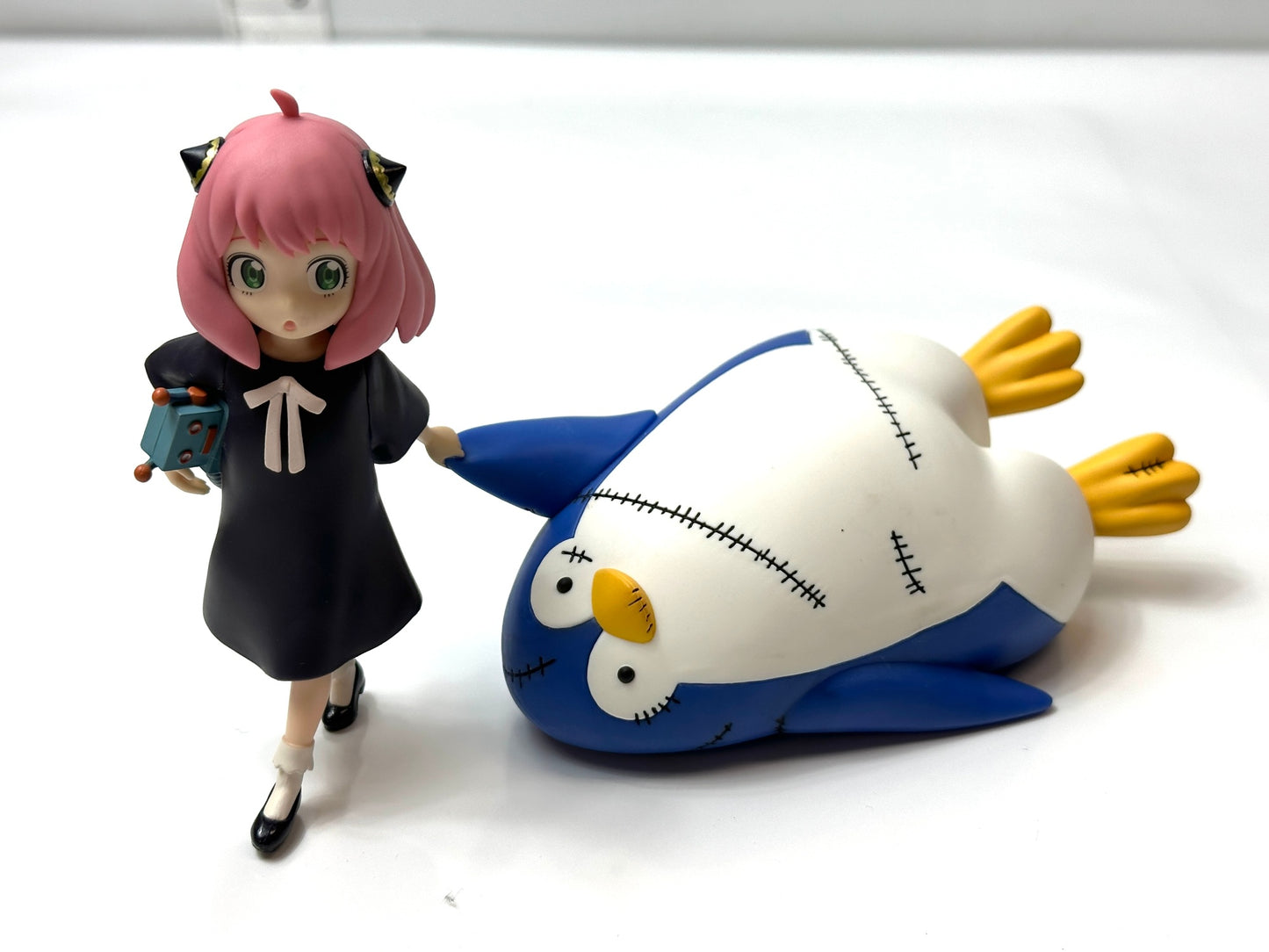 SPY×FAMILY スパイ・ファミリー アーニャ・フォージャー フィギュアセット ペンギン パジャマ 家族写真 ちょこのせフィギュア ボンド・フォージャー 1/16