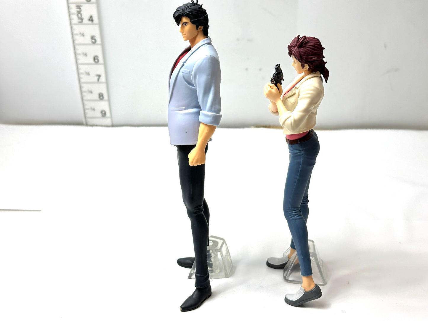 現状品 劇場版シティーハンター 天使の涙(エンジェルダスト) 冴羽獠/槇村香 フィギュア 2/11