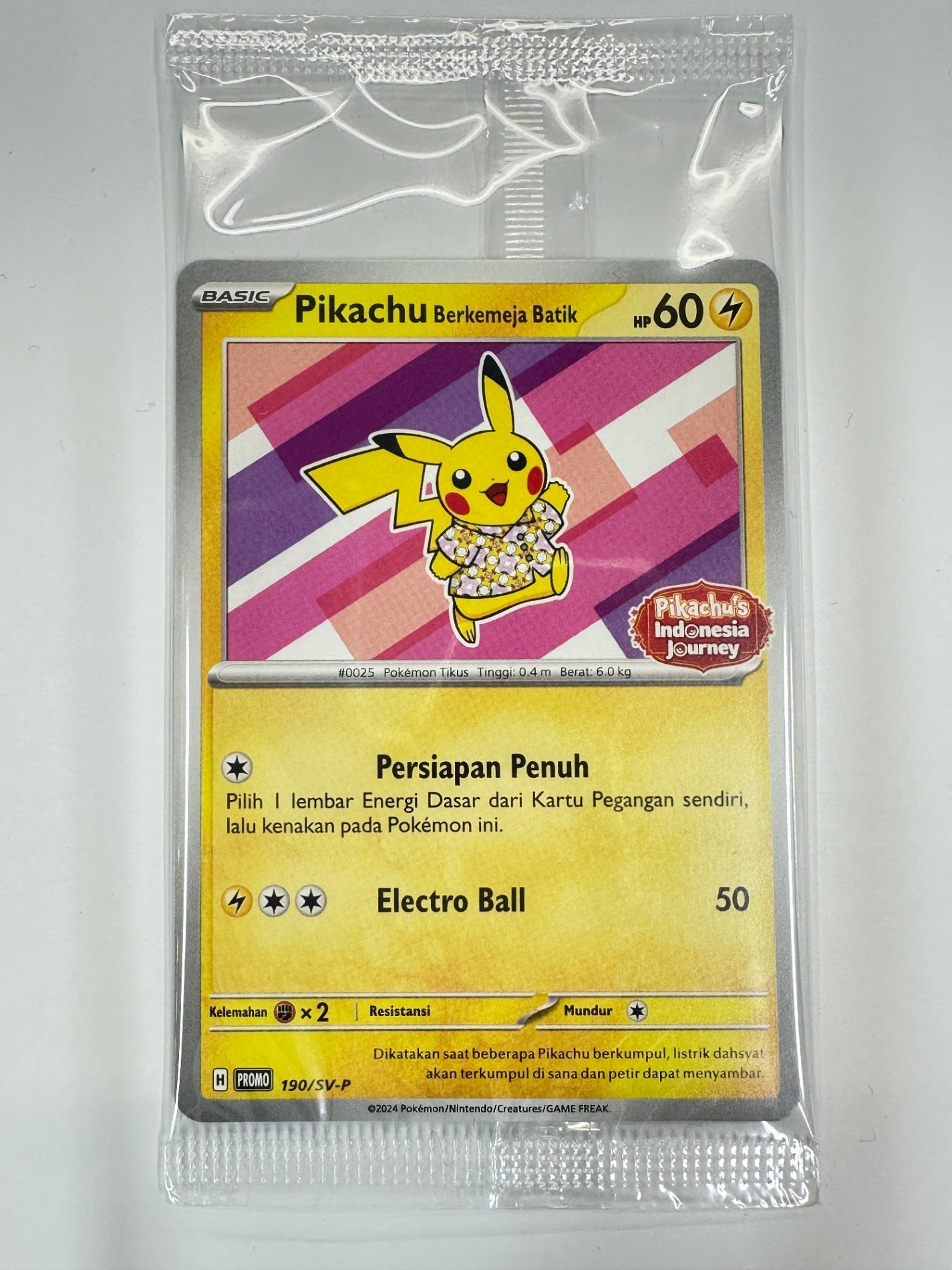 バティックシャツのピカチュウ（未開封/ピカチュウ柄）