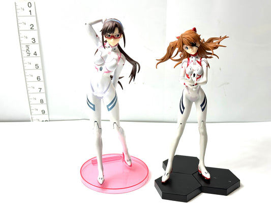 現状品 シン・エヴァンゲリオン劇場版 真希波・マリ・イラストリアス 式波・アスカ・ラングレー フィギュア 1/29