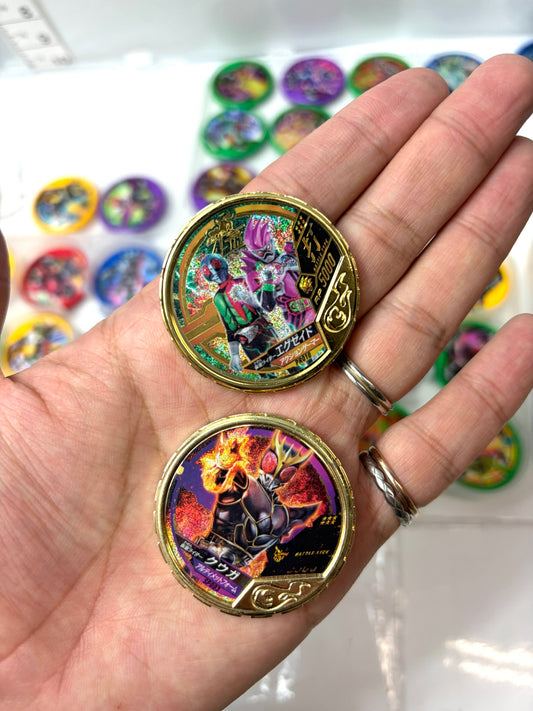 仮面ライダー ブットバソウル メダル 大量 まとめ売り 激レア 金メダル入り クウガ エグゼイド