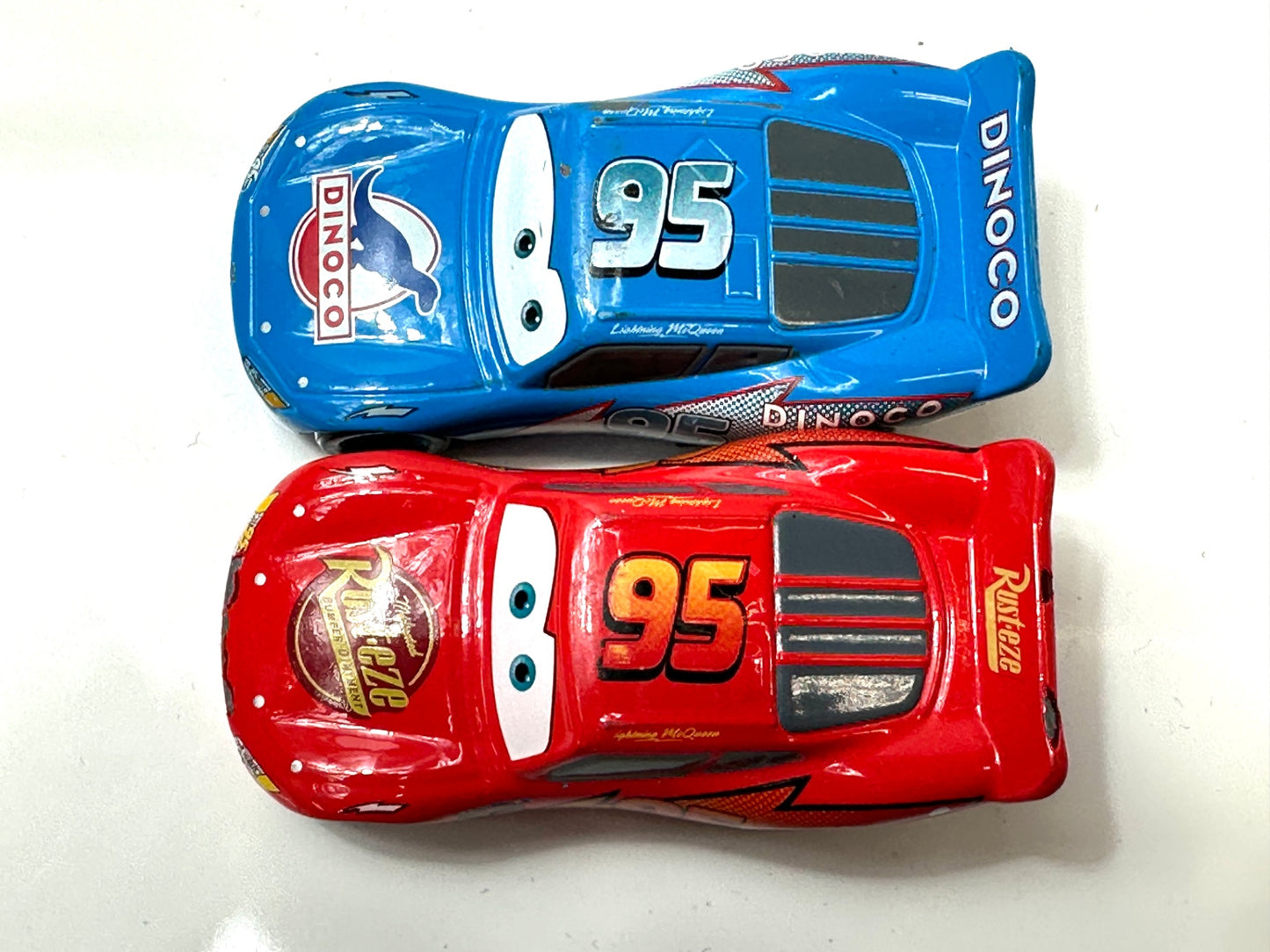 トミカ カーズ ライトニングマックイーン ラスティーズ スタンダードタイプ/ダイナコ DINOCO 2個セット ミニカー 1/12